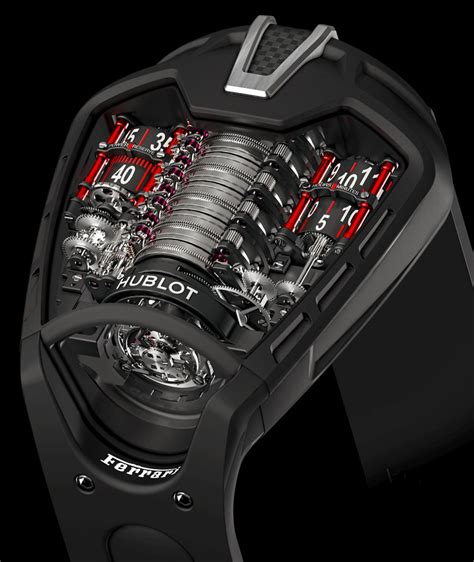 hublot laferrari tourbillon|ferrari watch hublot.